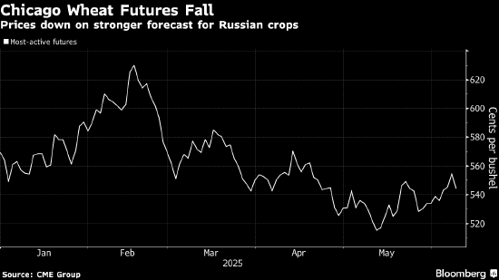 在线炒股配资门户 小麦价格从七周高点回落 受俄罗斯小麦产量前景影响